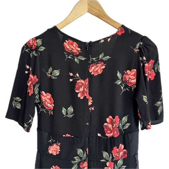 Nobody's Child (Topshop) Rose Print Jumpsuit - Picture 7 of 11